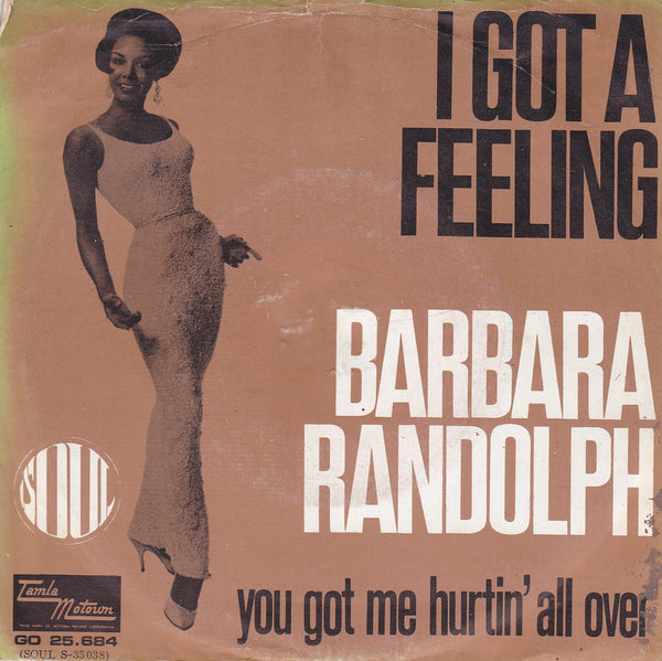 I Got A Feeling by Barbara Randolph (Eb)
