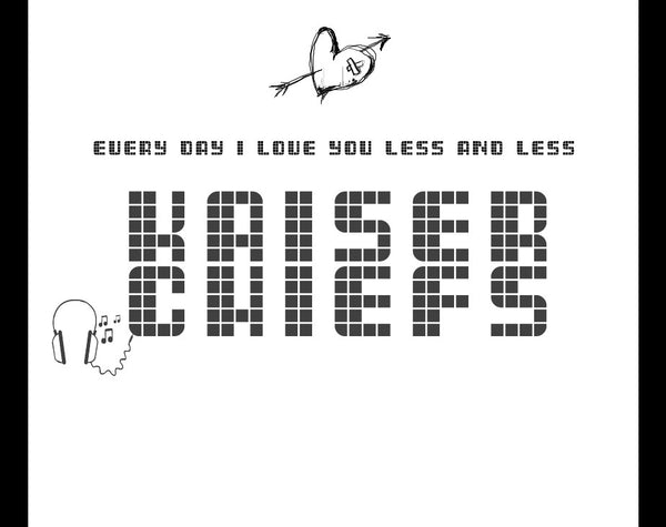 Everyday I Love You Less And Less by Kaiser Chiefs (F#)