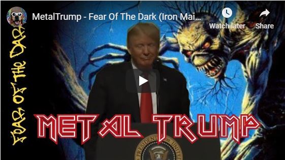 Metal President Trump - Ha Ha, we love it!