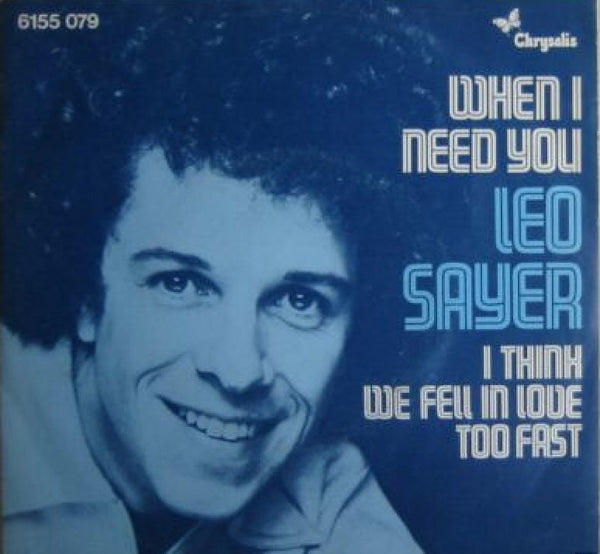 When I Need You by Leo Sayer (Db)