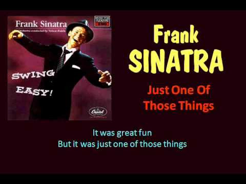 Just One Of Those Things by Frank Sinatra (Bm)